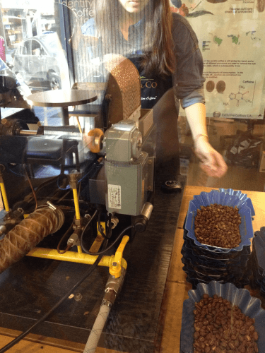 テスト焙煎中。