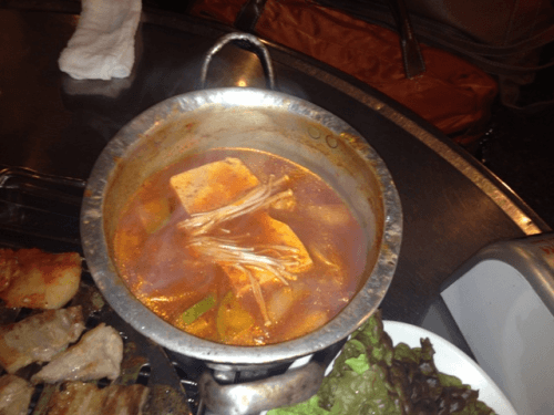 コチュジャンチゲは必食です！