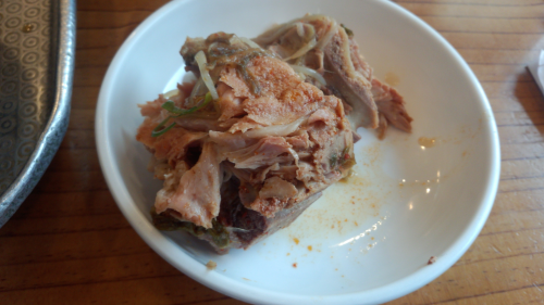 肉がホロホロと旨い