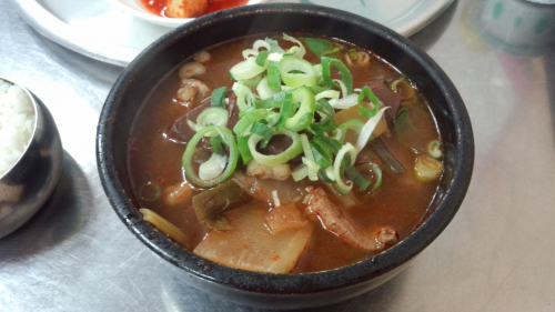 間違えてきたソンジグッ、これも美味そうです