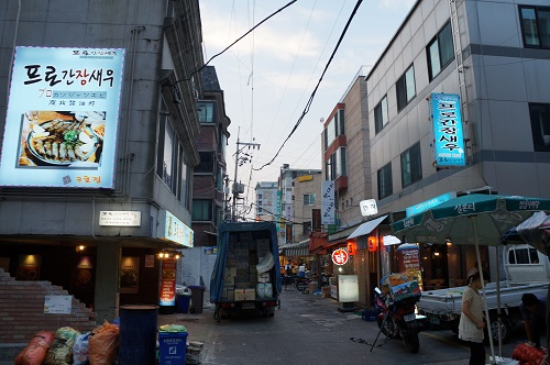 お店の周りの風景