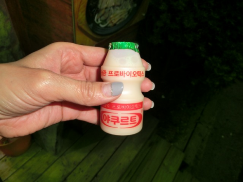 帰りにヤクルトもしっかり貰いました！