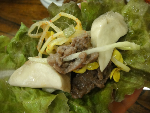 トッカルビ食べ方例1