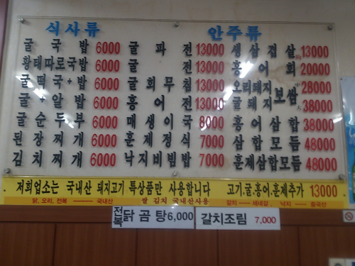 メニュー1:左上がクルクッパ