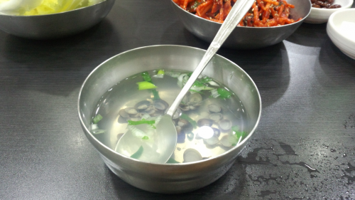 しじみスープも最高