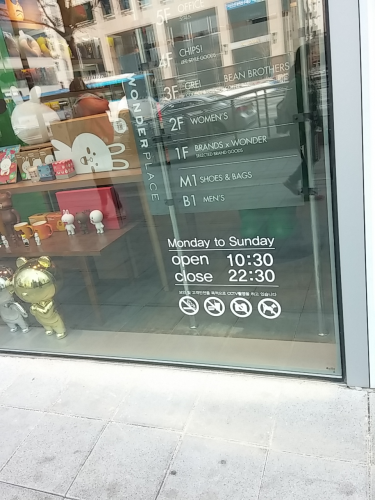 服飾売場は２階までのようです