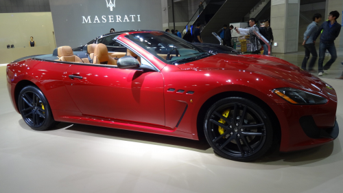 マセラッティ（ロープが張ってあって近づけませんでした）