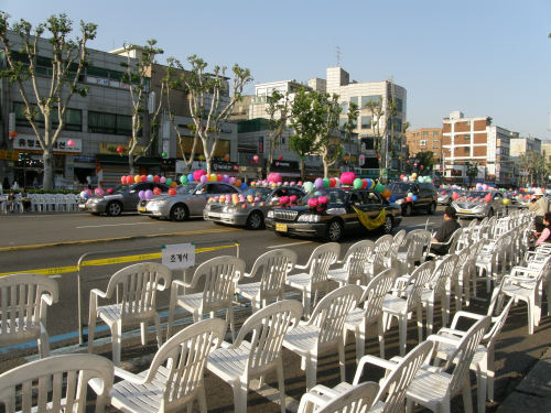 先頭がやってきました！