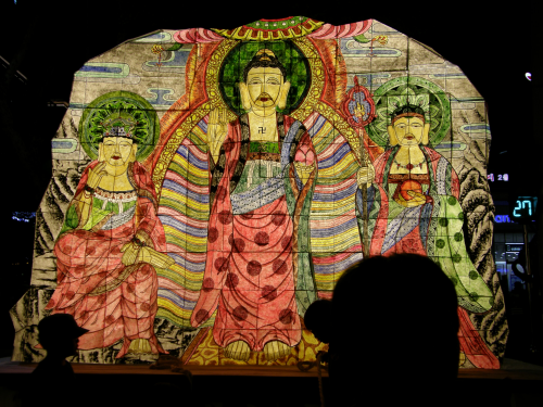 目に焼き付けて観覧しました