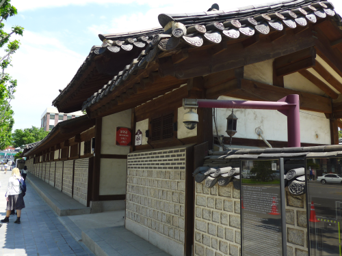 雲峴宮の入口付近