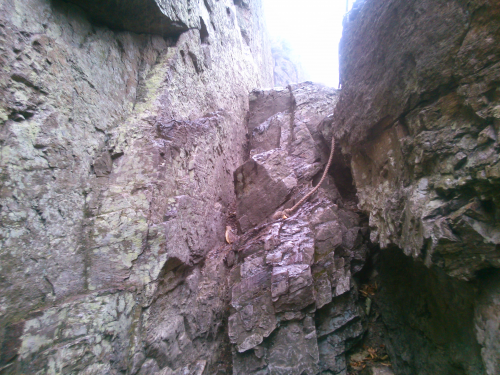 ここも通路。一番きつかった