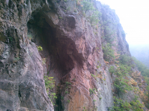 道詵窟の前で撮影