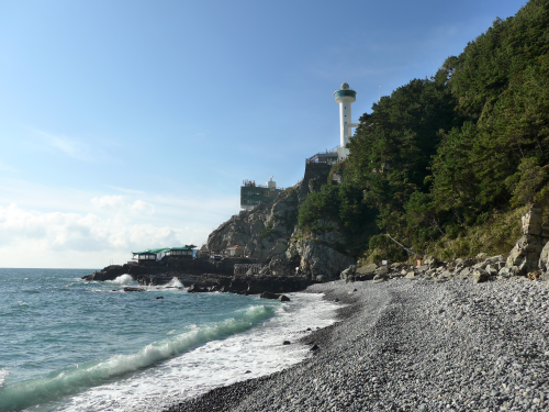 チャガルマダンから見た灯台も美しかったです。