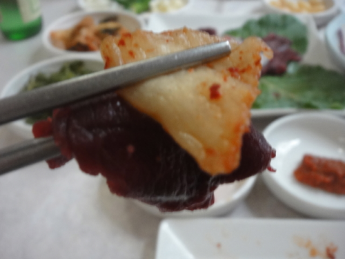 キムチとも一緒に。