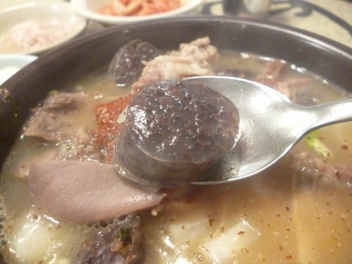 スンデがぷりぷりです。