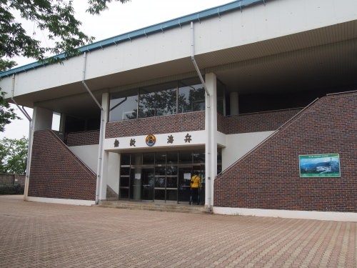 展望台。「無敵海兵」と書いてある。ここは海兵隊第2師団隷下部隊の管轄下にある。