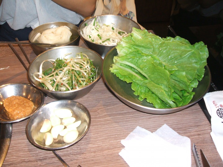 サンチュなど副菜