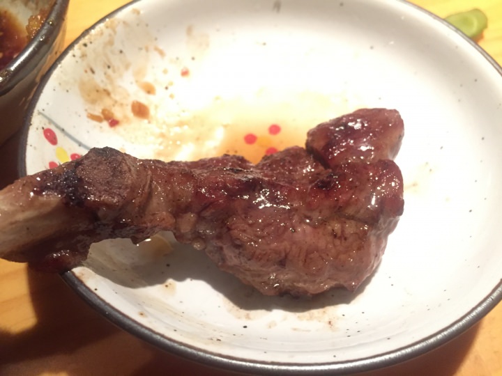 お塩をつけて…