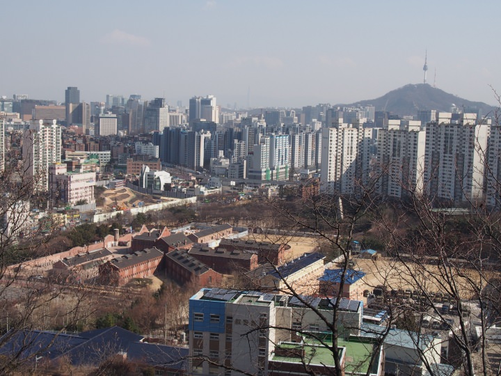 鞍山「チャラッキル」からの眺め。