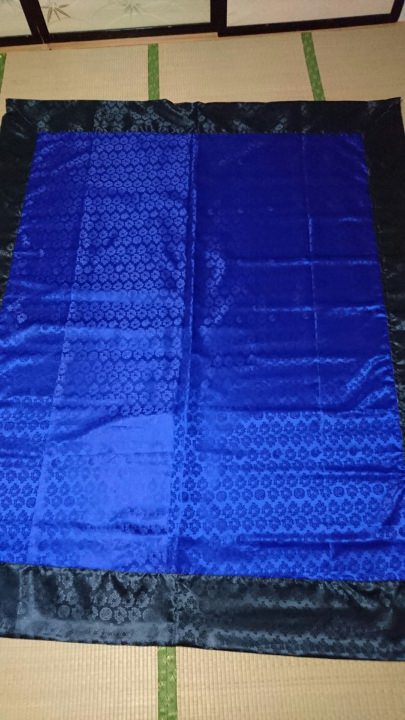 オーダーした布団カバー、中綿なし