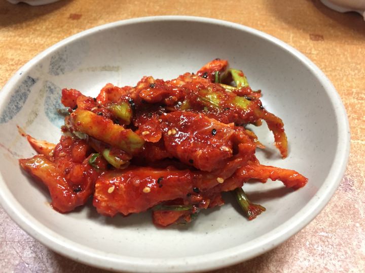 いい食感でお口直しになります
