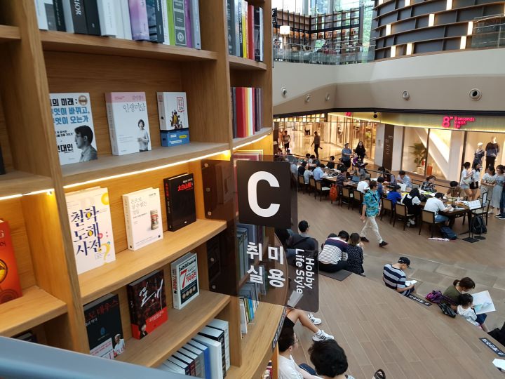 エスカレーターから