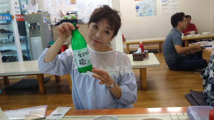 おかみさんとお約束のマッコリ