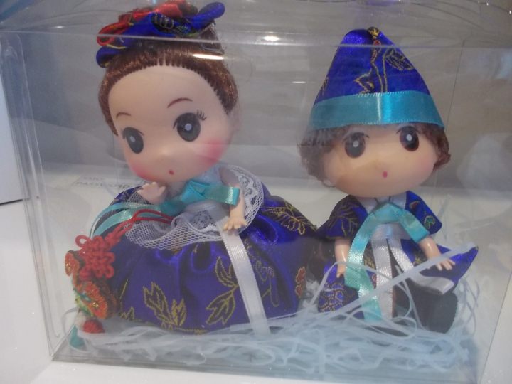 可愛いペア人形