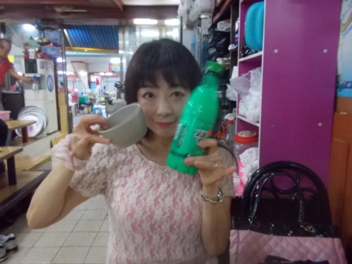 おかみさんとお約束のマッコリ