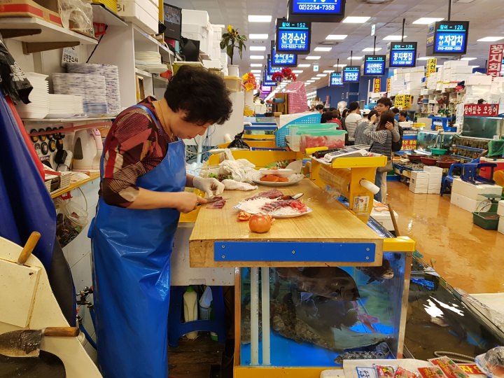 捌いてもらってます