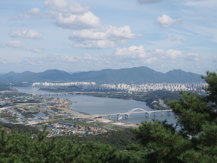 頂上からの眺め。