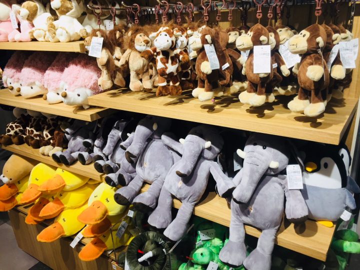 入口付近のぬいぐるみ