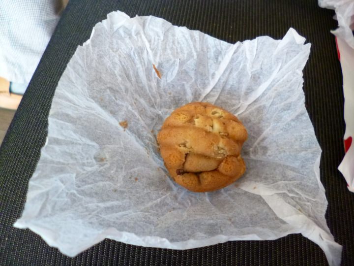 出来立てなので、外はカリッとしていて、中はあつあつです。