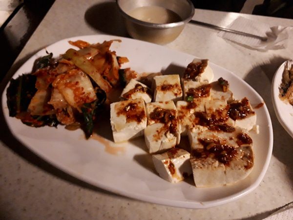 豆腐キムチ。