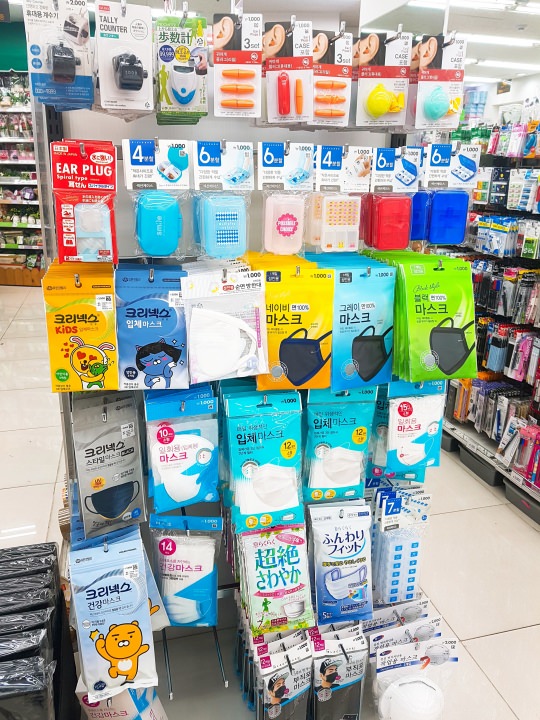 PM2.5の数値が高い韓国での必至アイテム