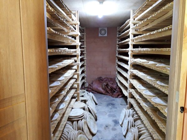 麹の貯蔵庫?の様子。これはレプリカらしい。