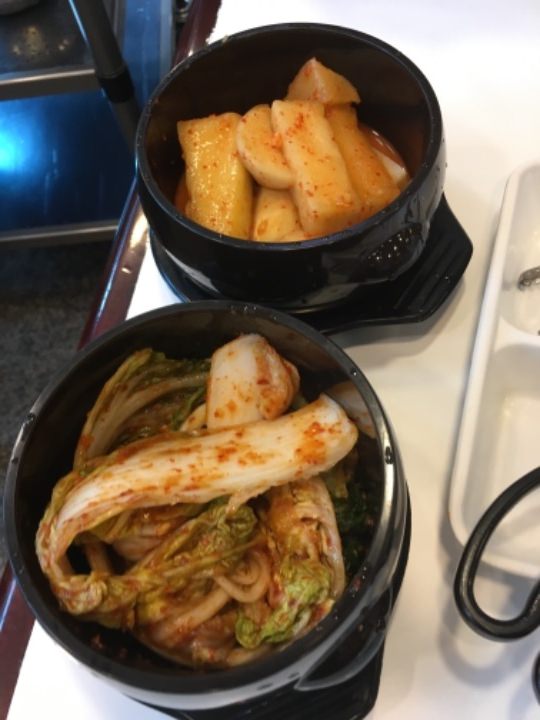 白菜キムチ、カットゥギ