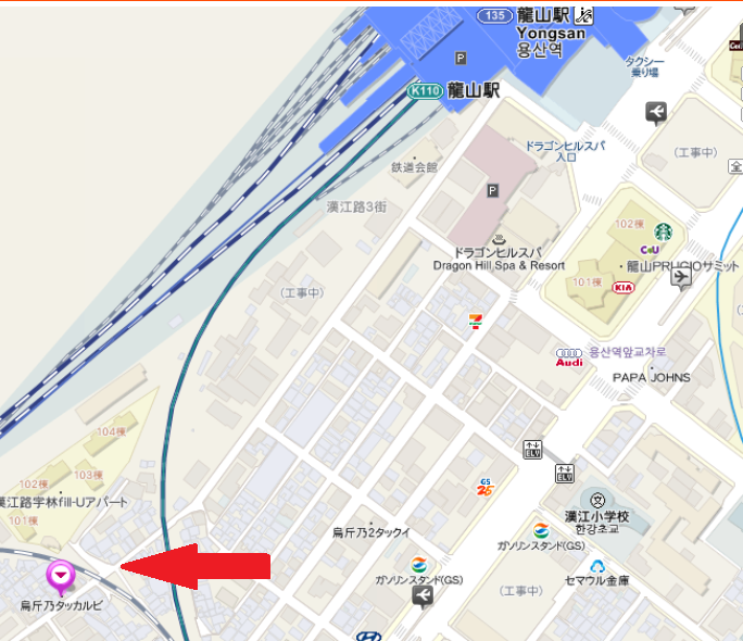 この辺りの踏切です。