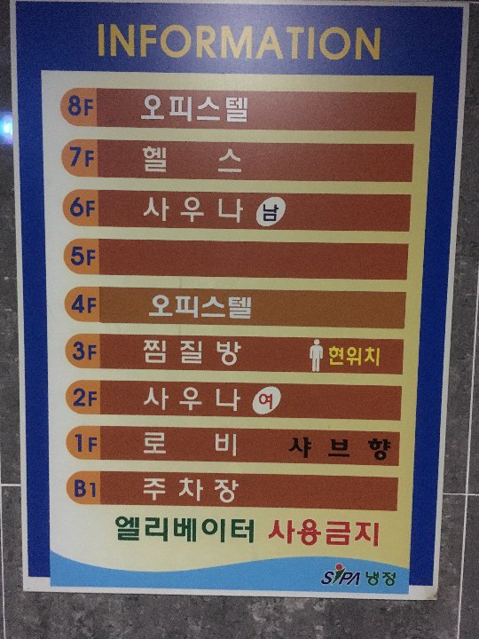 フロア案内です。