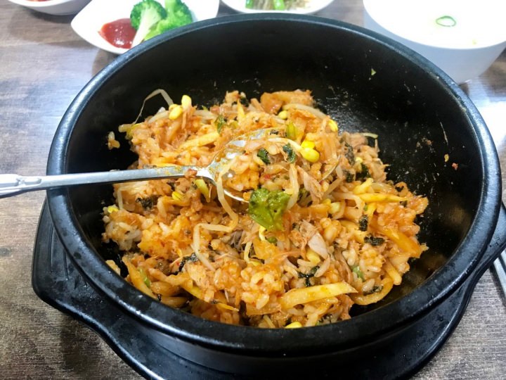 かき混ぜ完了、いざ食す