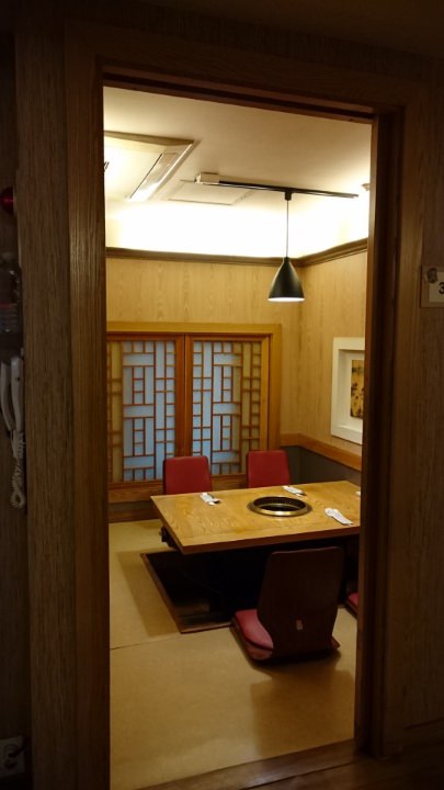 通された個室、６部屋ほどありました