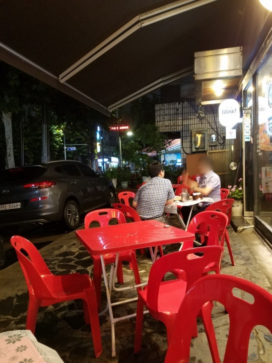 オープンエア席♪