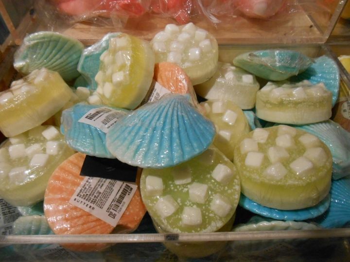 貝殻の石鹸…可愛い!