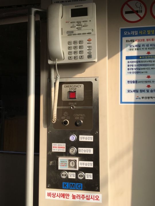 操作はまさにエレベータ