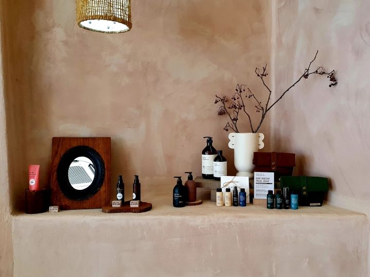 ヘアオイルや、ヘアミストのお試しができます