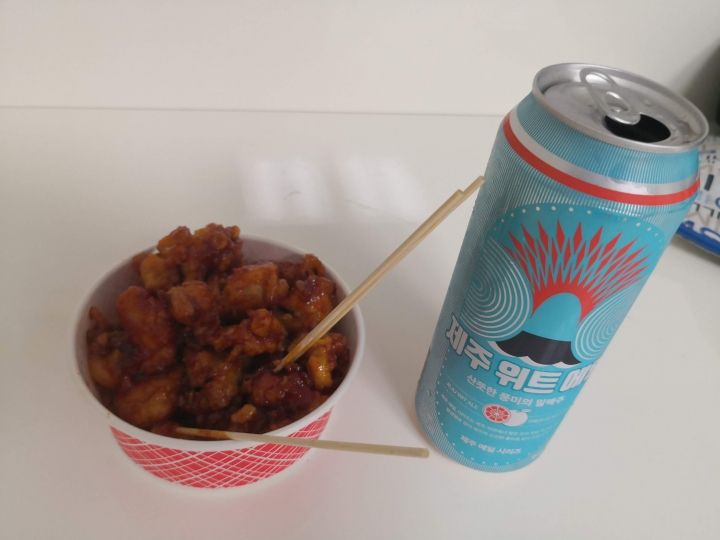 済州ビールと良く合います