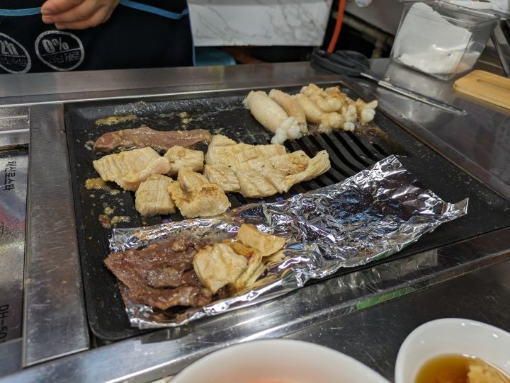 焼けてきて食べていきます