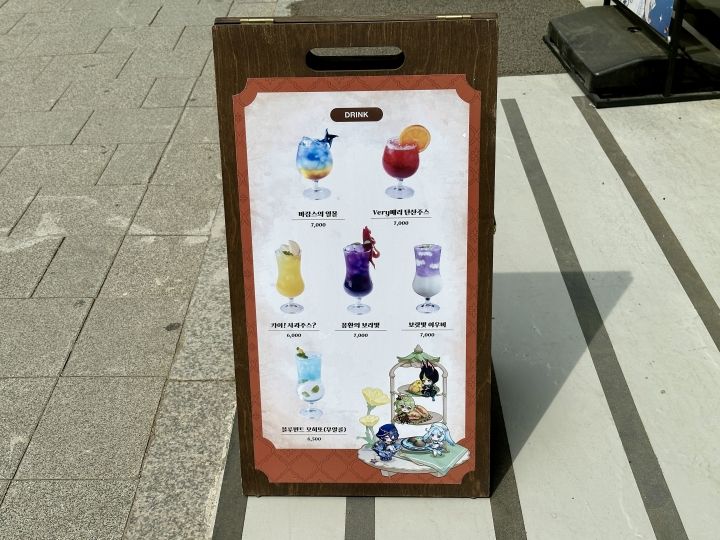 2024.02.22＆2024.02.24 원신 Cafe in Seoul（原神カフェin