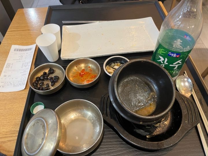 最後はコネともmasaさん風にきれいに完食「チャールモゴスムニダ」