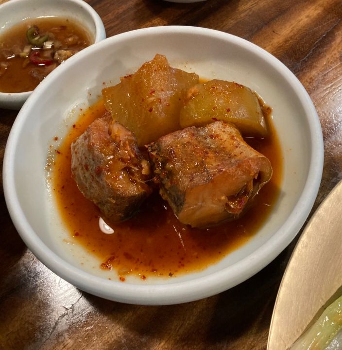 副菜のタラと大根の煮物